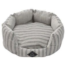 Dogfeet 無印風涼感圓形床 COOL日本涼感新技術 高彈性PP棉填充 底部顆粒防滑布, 時尚灰, 1個