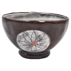 礫土野花4吋井, 陶瓷, 容量300ml, 適用溫度-30℃~100℃, 日本製, XL1103522A, 1個