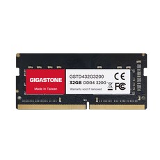 GIGASTONE DDR4 3200MHz 32GB 筆記型記憶體 SODIMM, 1入
