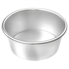 活底蛋糕模 鋁合金底 整體圓直徑17公分 中國製, 152 x 147 x 69mm, 1組