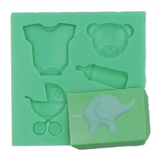 KitchenCraft Sweetly 翻糖壓模 矽膠材質, 新生寶寶, 1個