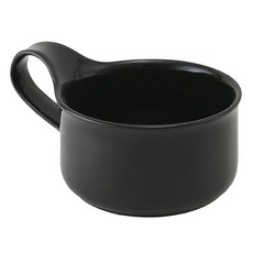 ZERO JAPAN 造型湯杯 200cc, 內斂黑, 1個