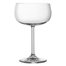 LUCARIS 旋耀 無鉛水晶Coupe 寬口杯 355ml, 6個