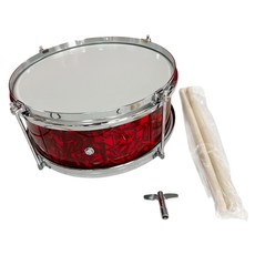 KingRosa 水波紋兒童小軍鼓, 10吋 酒紅色 附鼓棒鼓鎖, RTV244267410052, 1組