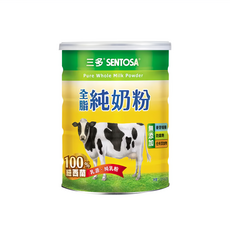 SENTOSA 三多全脂純奶粉 紐西蘭乳源, 1.35kg, 1罐