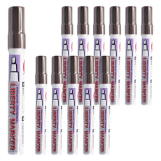 利百代 900B 嘜克筆 8色 1-5mm斜方尖, 茶色, 12支