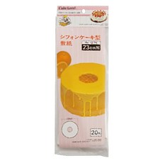 Cakeland 戚風蛋糕烘焙紙 NO1276, 20張, 1包, 白色