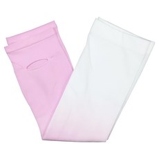 漸變色防曬冰絲袖套, 漸變白紫, 1雙