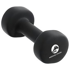 MICHAEL FITNESS 麥克健身 實心鑄鐵啞鈴, 環保材質, 耐用抗摔, 防水防生鏽, 5kg, 1個