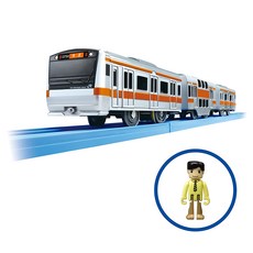 TAKARA TOMY PLARAIL 鐵道王國 S-30 E233系列中央線 957072, 1盒, 銀色