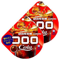 UHA 味覺糖 Cororo 酷露露 Q糖 可樂味, 40g, 2包