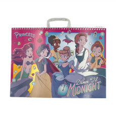 迪士尼公主 浪漫公主 手提易撕素描本 Set 2本, 9K, 1組