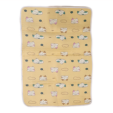 毛皇上 乳膠涼感墊 橙色貓咪 寵物墊, 1入