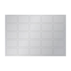 Teachermall DIY自製刮刮樂長方形貼紙, 銀色, 300個