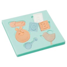 Cuisipro. Sweetly 翻糖壓模, 1個, 寶寶派對