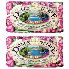 NESTI DANTE 義大利手工皂 西西里島 250g｜天然手工皂、溫和潔淨、肌膚保濕, 2個