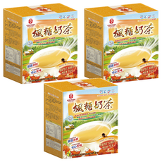 京工 楓糖奶茶, ISO-22000 HACCP HALAL 驗證, 台灣製造, 22g, 3包, 3盒