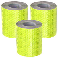 小麥購物 反光條 E049 3m x 5cm 50g, 螢光綠, 3捲