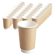 雙層中空杯 牛皮 16oz,25個,20條