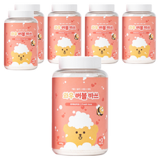 Aguard 泡泡入浴粉 清新微風香, 6罐, 400g