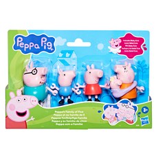 Peppa Pig 粉紅豬小妹 佩佩豬一家五口家族角色組, 1組 - 兒童玩具, 角色扮演, 家庭樂趣