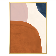 幾何圓 I 掛畫, 金色