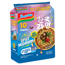 Indomie 營多麵 韓風極品辣菇風味 83g, 10包