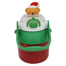 不鏽鋼聖誕保溫杯, 小熊, 780ml, 1個