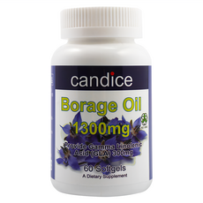 candice 康迪斯 天然琉璃苣油膠囊 女性保健食品 月月順心, 1罐, 60顆