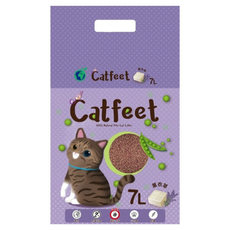 Catfeet 天然環保破碎型豆腐砂, 薰衣草, 7L, 1袋
