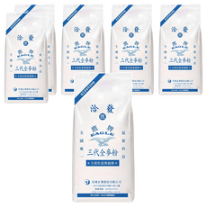 洽發 鷹牌 三代全麥粉 全穀粒超微細粉, 1kg, 6包