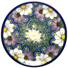 KALICH 波蘭陶 絢麗紫花園系列 圓盤, 1個, 彩色