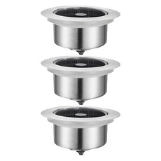 不鏽鋼按壓水槽過濾器 M款提籃 94 x 34mm 3個, 不銹鋼色