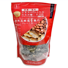 亦擇 純黑芝麻花生脆片, 全素食VEGAN, 低溫烘焙非油炸, 300公克, 300g, 1包