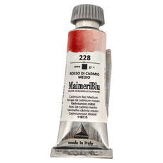MaIMeRI 美利 管狀水彩 S4 228 中調鎘紅 CADMIUM RED MEDIUM, 12ml, 1色