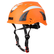 BARHAR 巴哈 反光安全頭盔 TK1010 EN12492 登山攀岩安全帽, 橘色