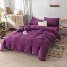 素色舒柔棉床包枕套組 台灣製