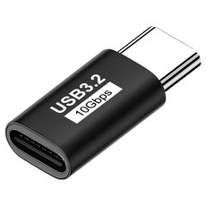 Neon 台灣霓虹 Type-C公轉Type-C母轉接頭, 黑色, 1個