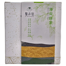 Dr.Tea Ceremony 醫茶道 薄荷綠茶 2.5公克/1入 台灣原產地, 2.5g, 10包, 1盒
