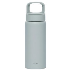 WOKY 沃廚 台灣公司貨 輕芯鈦提手運動保溫瓶, 舶灰, 600ml, 1個