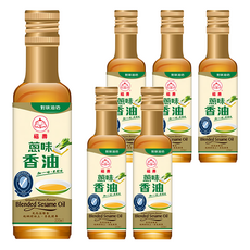 福壽實業 蔥味香油 220ml, 蔥香濃郁、層次豐富, 適合涼拌料理、沾醬提味, 6瓶