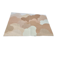 玄關絲圈地墊 2.2kg, 綠斯流影 棕色, 1個