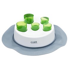 Cat It 多感互動系列 舞動慢食碗 BPA-Free材質 尺寸15x32cm 附有5個杯子, 1組, 白色