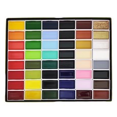 Kuretake 吳竹 顏彩耽美 MC20/48V 水彩顏料套裝, 48色, 1盒