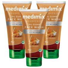 medimix 阿育吠陀調理控油潔顏凝露 草本控油、深層清潔毛孔, 150ml, 3件