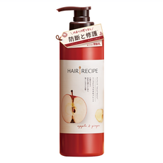 HAIR RECIPE 髮的食譜 防斷修護潤髮乳 蘋果生薑, 530g, 1瓶