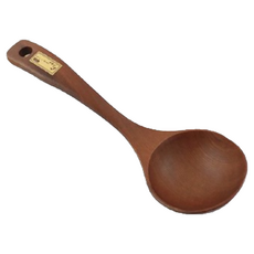 上龍 雅楓原木大彎杓 台灣製造 高級硬木 料理好幫手 吊孔設計, 27 x 8cm, TL-2404, 1支