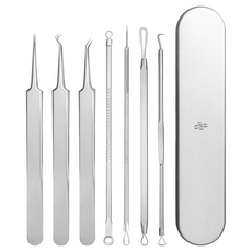 auau 七合一粉刺清理組, 銀色, 1組