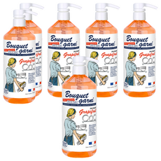 BOUQUET GARNI 葡萄柚蔬果碗盤洗潔精, 750ml, 6瓶
