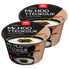 Mr.HOO 韓式年糕湯(蔥香牛肉味) 163g, 2入